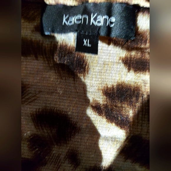 V-Neck Mesh Top by Karen Kane, Sz.XL, Never Wore This Top, Very Pretty - Picture 4 of 4